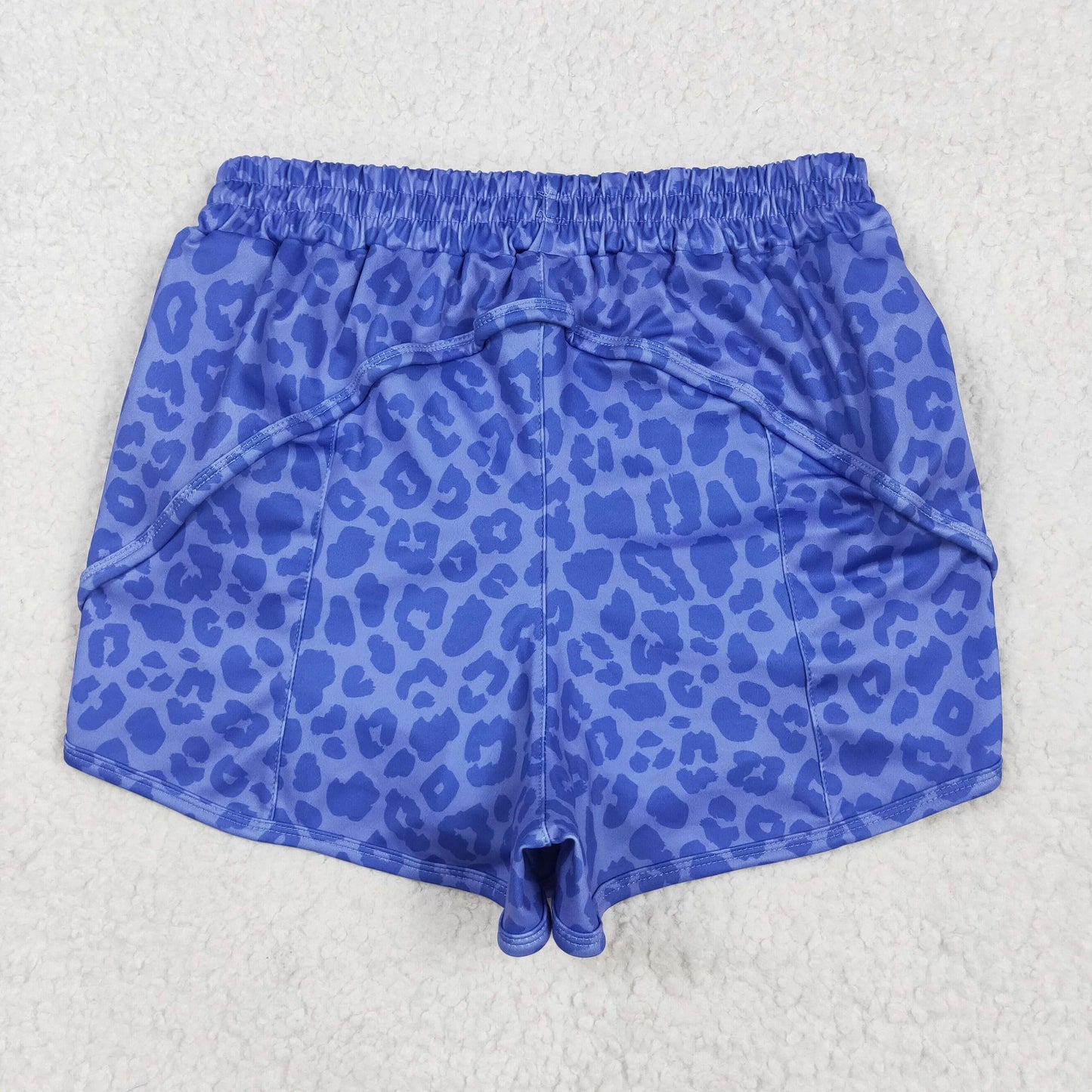 Mama and Me Colorful Leopard Sprinkles Yoga Active Shorts Bottoms