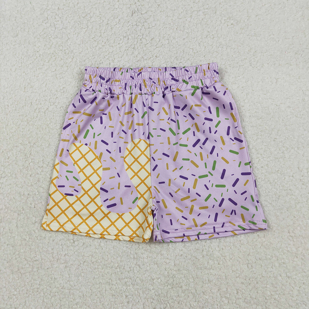 Teams Sibling Baby Ice Cream Drip Sprinkles Summer Bottoms Shorts