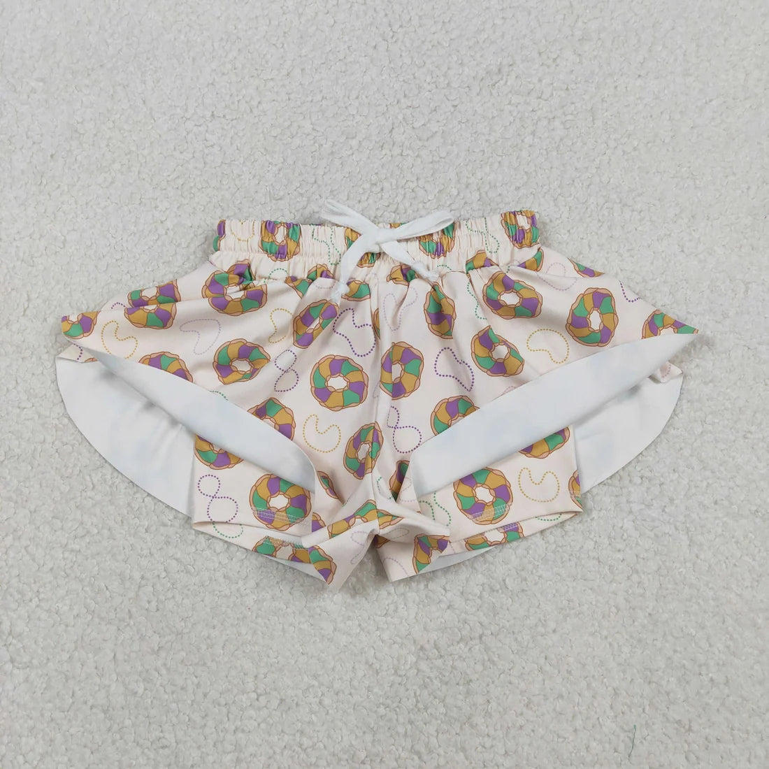 Sibling Toddler Girls Camo Leoaprd Ruffle Shorts Active Bottoms