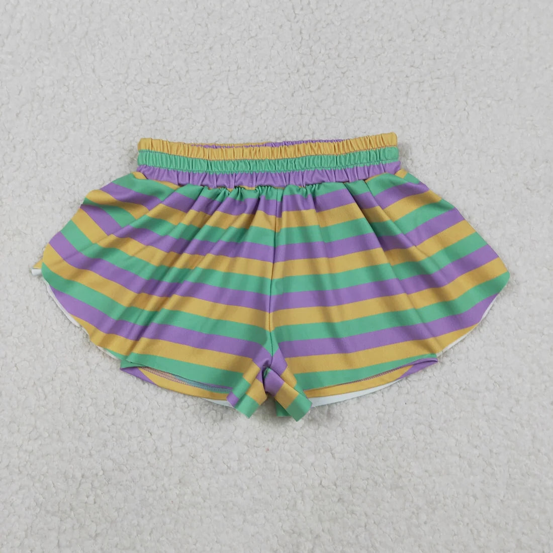 Sibling Toddler Girls Camo Leoaprd Ruffle Shorts Active Bottoms