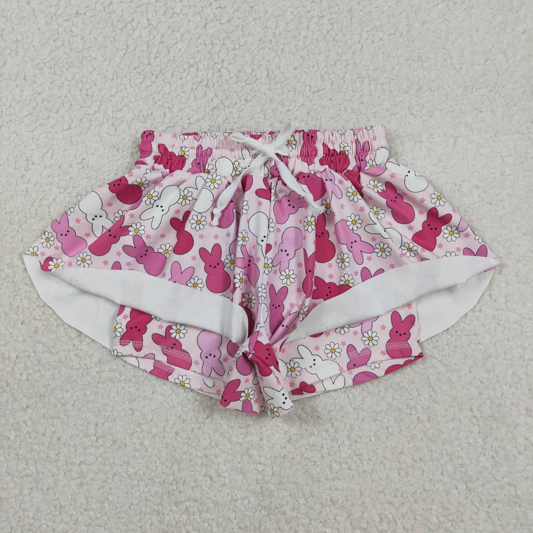 Sibling Toddler Girls Camo Leoaprd Ruffle Shorts Active Bottoms