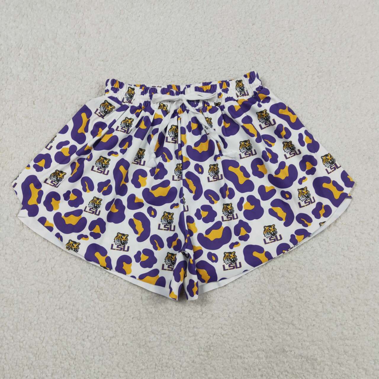 Sport Team Mommy and Me Bottom Summer Yoga Flutter Shorts Family Wear