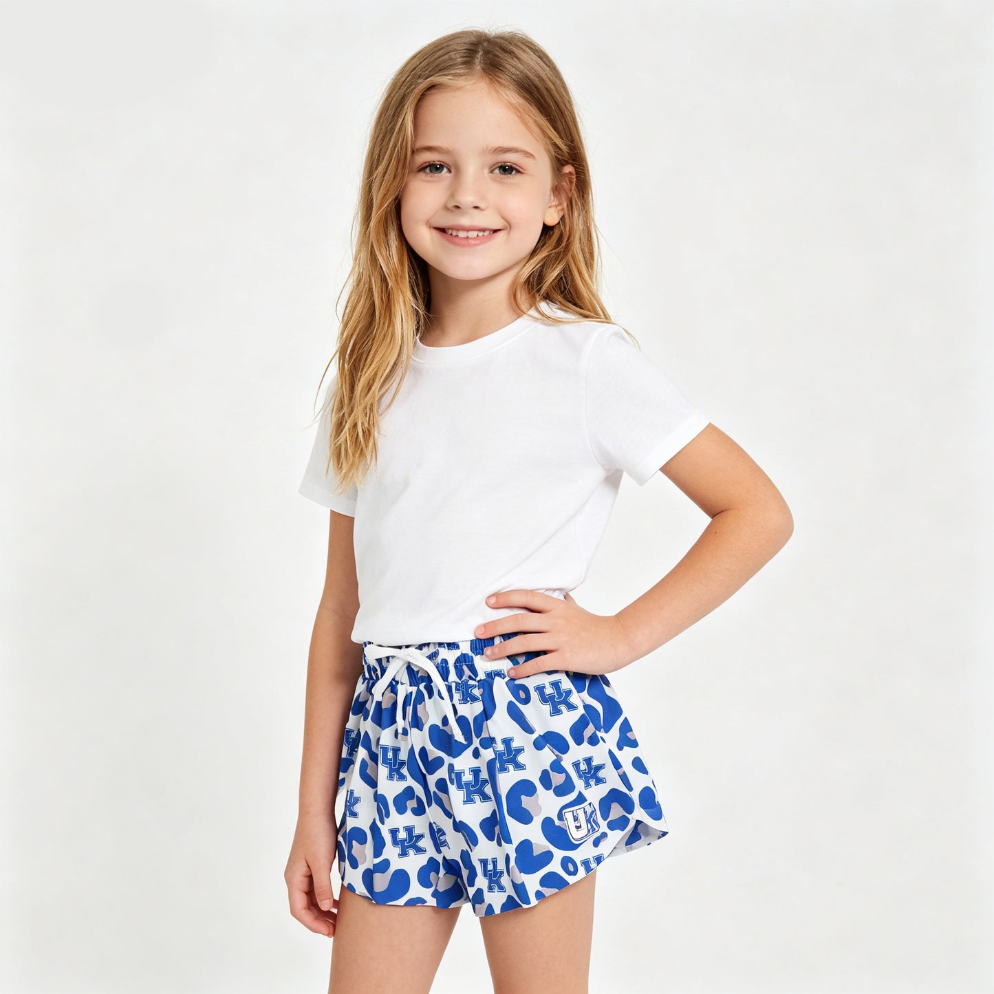 Sport Team UK Mommy and Me Bottom Summer Yoga Flutter Shorts Sibling Wear