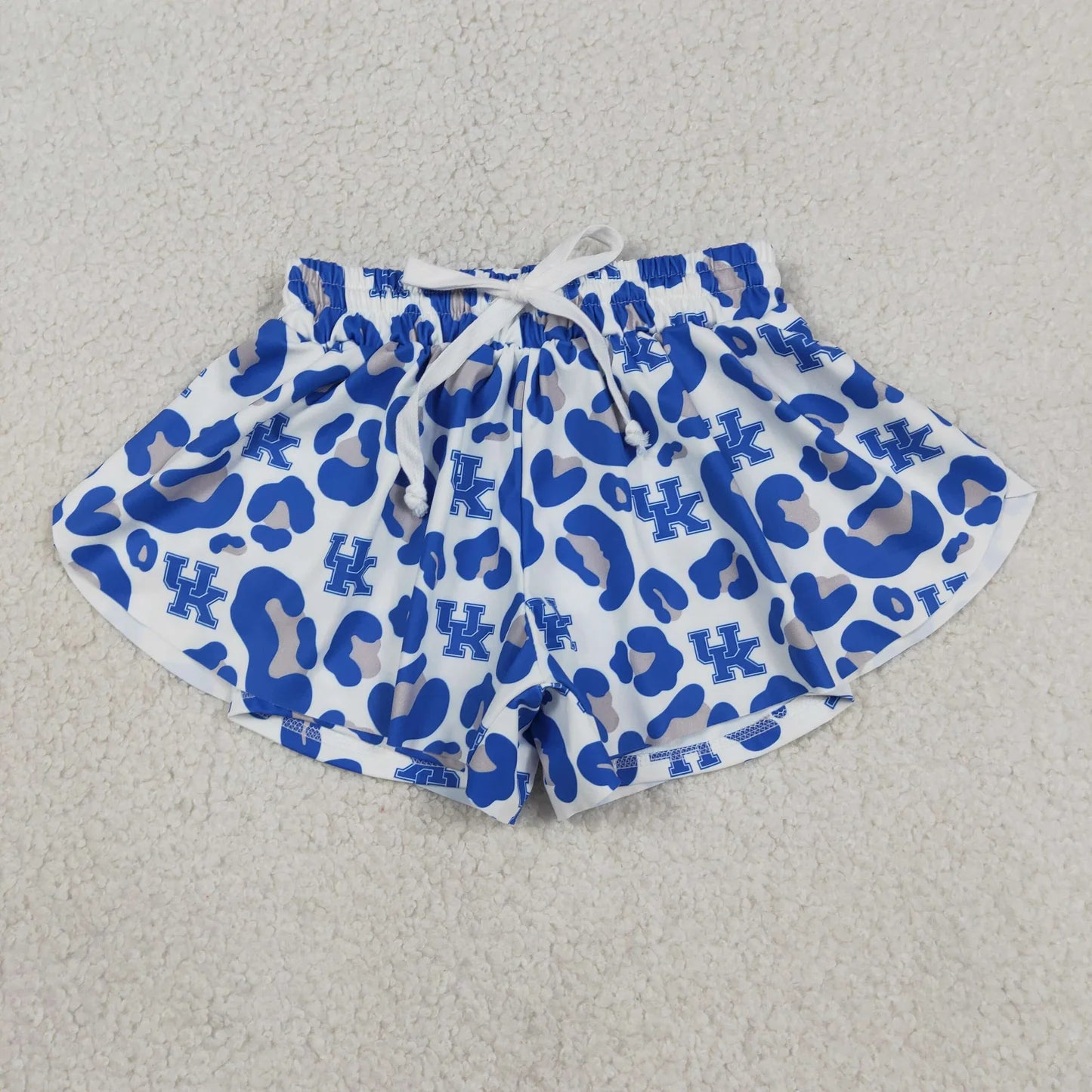 Sibling Baby Girls Leopard Go Team Yoga Active Butterfly Shorts