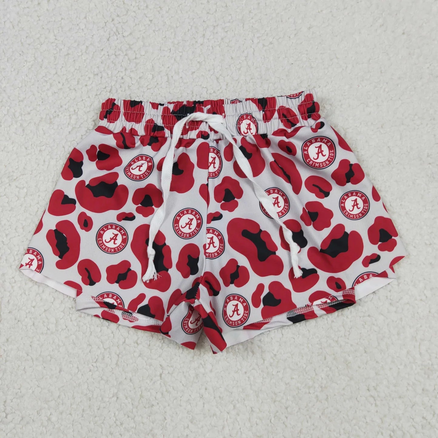 Sibling Baby Girls Leopard Go Team Yoga Active Butterfly Shorts