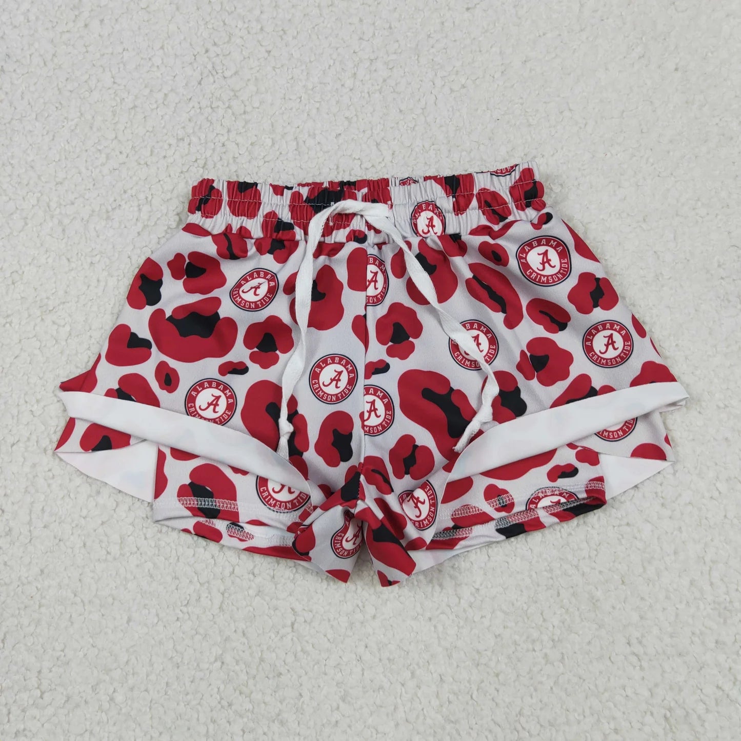 Sibling Baby Girls Leopard Go Team Yoga Active Butterfly Shorts