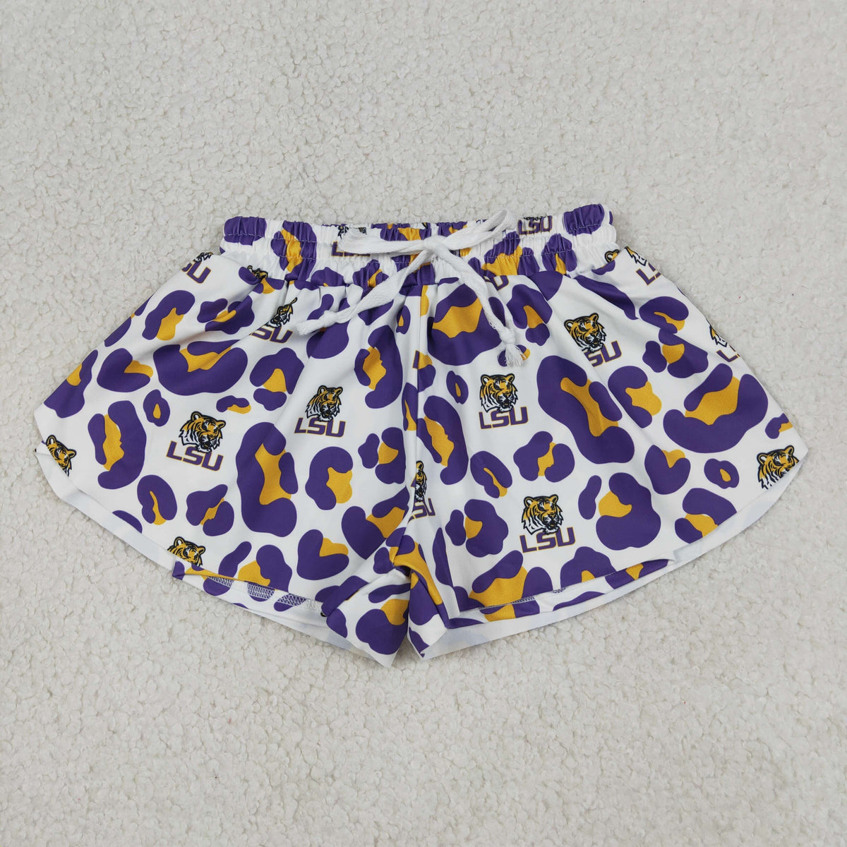 Sibling Baby Girls   LSU Active Dress ,Shorts & Boys Shirt