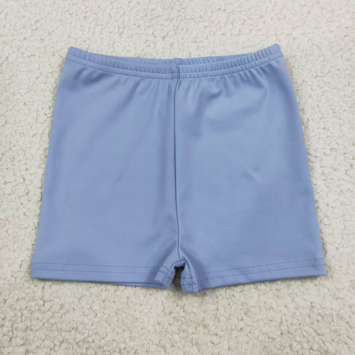 SS0831 Blue Active Kids Girls Bottom Yoga Shorts