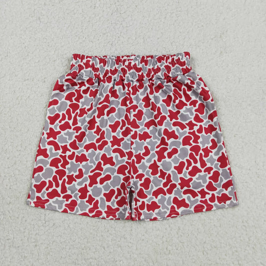 Sibling Baby Boys Southern Team Camo Print Shorts Bottom