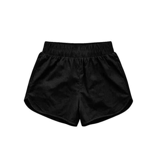4.15  Kids Girls Black Active  Shorts Preorder