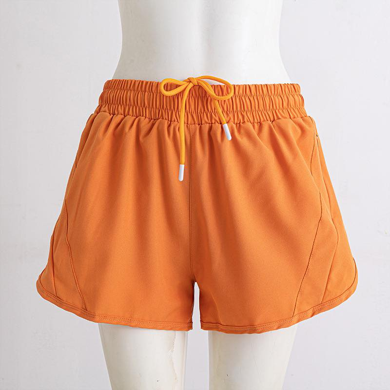 4.29 Kids Girls Light Orange Elastic Waist Active Shorts Preorder