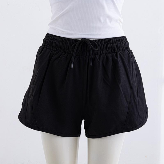 4.29 Kids Girls Black Elastic Waist Active Shorts Preorder