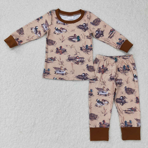 Baby Boys Mallard Duck Long Sleeve Pajama Set