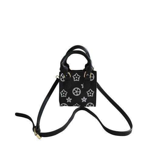 black flower baby girls cute cartoon bags