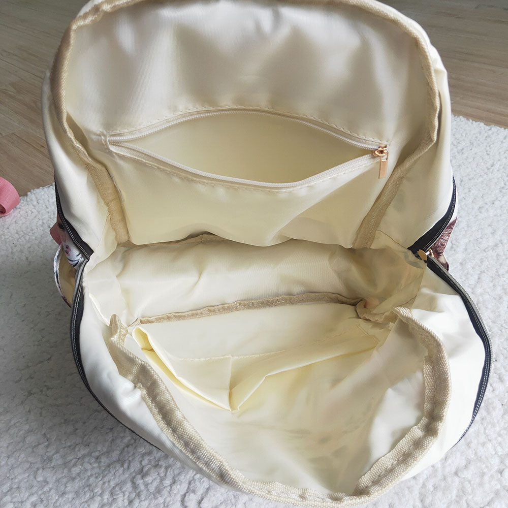 Western cow pink flower back bags