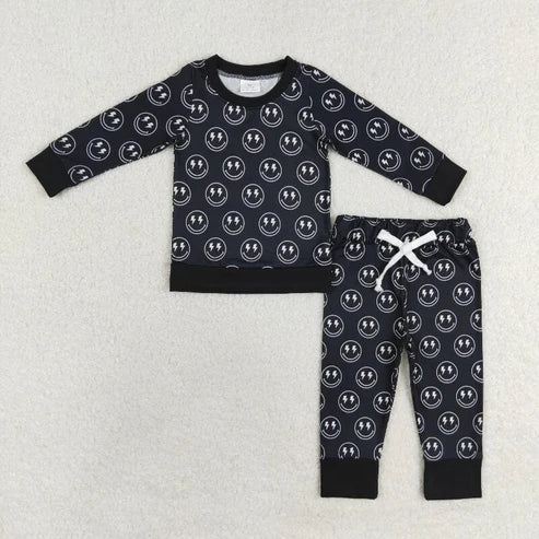 Baby Boys Western Sibling Long Sleeve Pajama Set