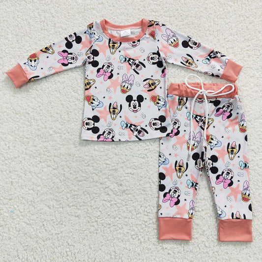 Baby Girls Fall Animal Pajamas Pants Clothes Sets