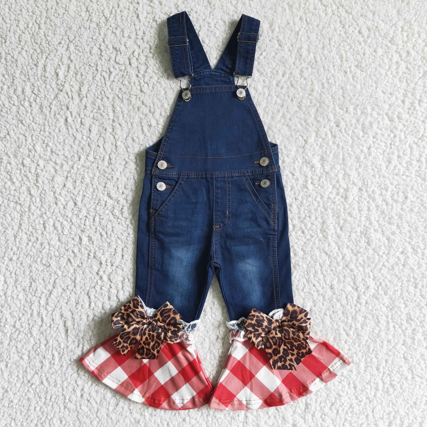 Baby girls suspender denim overall jumpsuit  C16-16