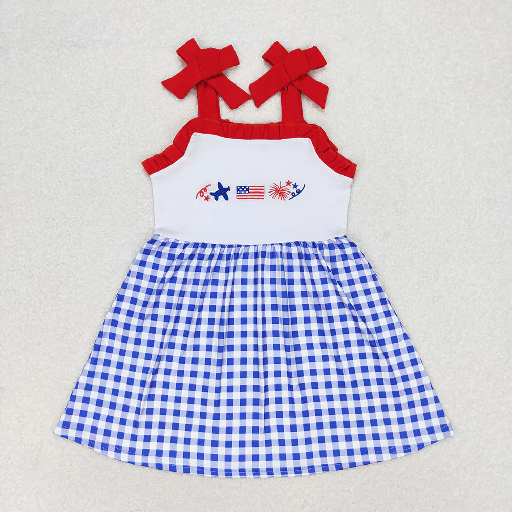 Baby Girls 4th Of July Flag Sibling Boys Rompers Shorts Clothes Sets