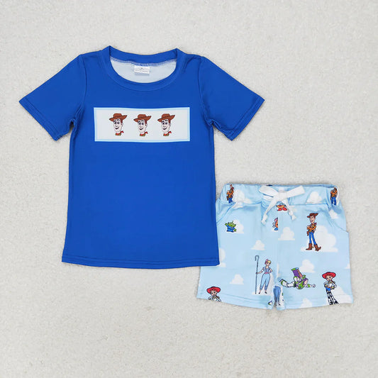 Baby Boys Toy Short Sleeve Tee Shirts Tops Shorts Clothes Sets