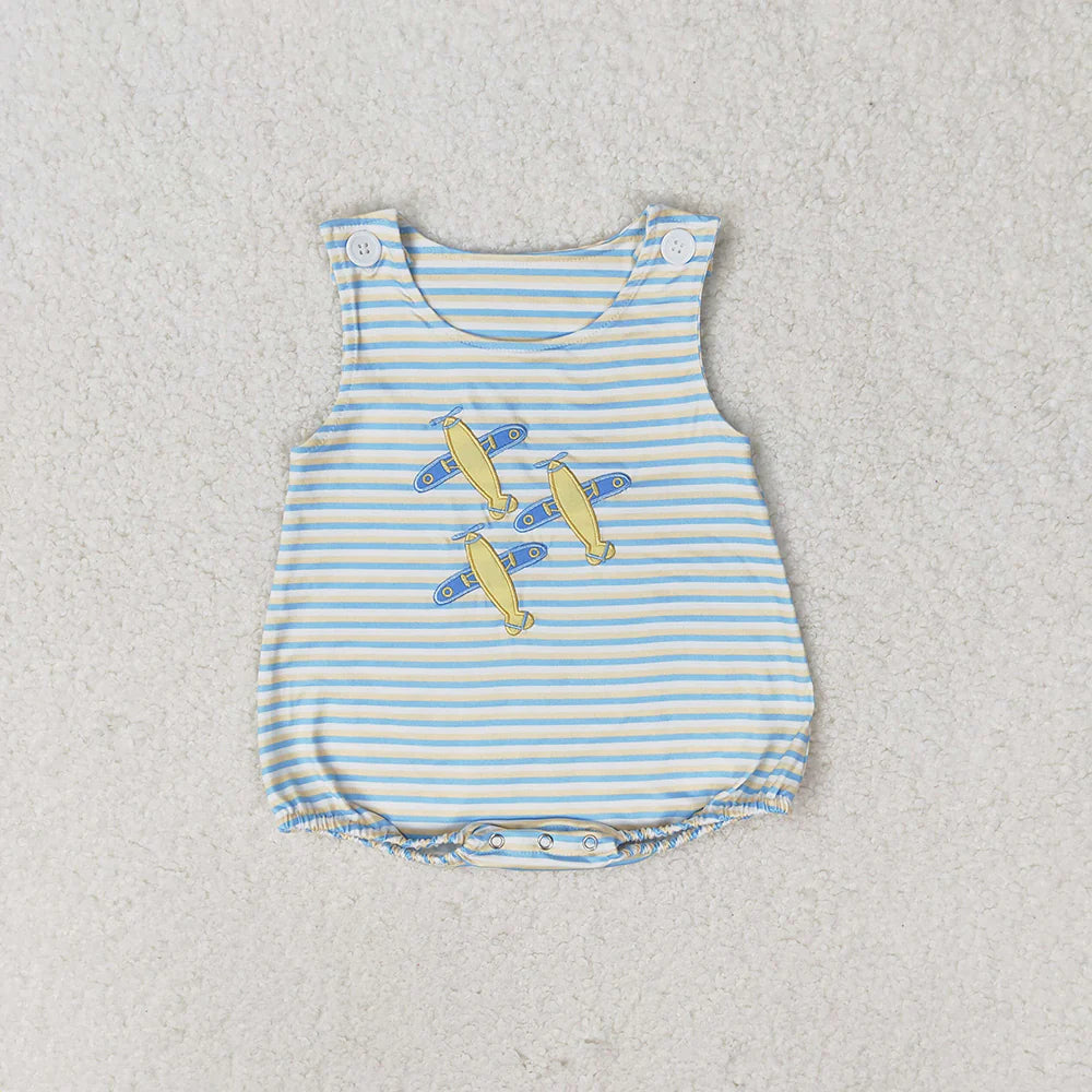 Baby Boys Planes Sibling Rompers Shorts Clothes Sets
