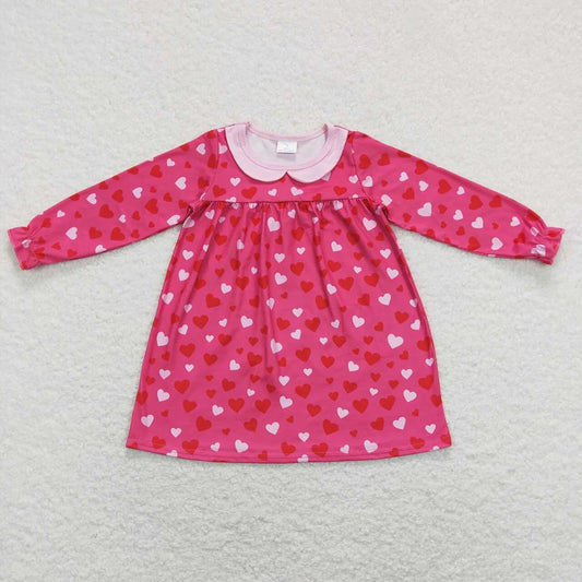 Baby Girls  Heart Long Sleeve Dress