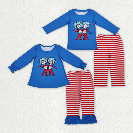 Sibling Baby Girls  Boys Dr Reading Long Sleeve Outfit