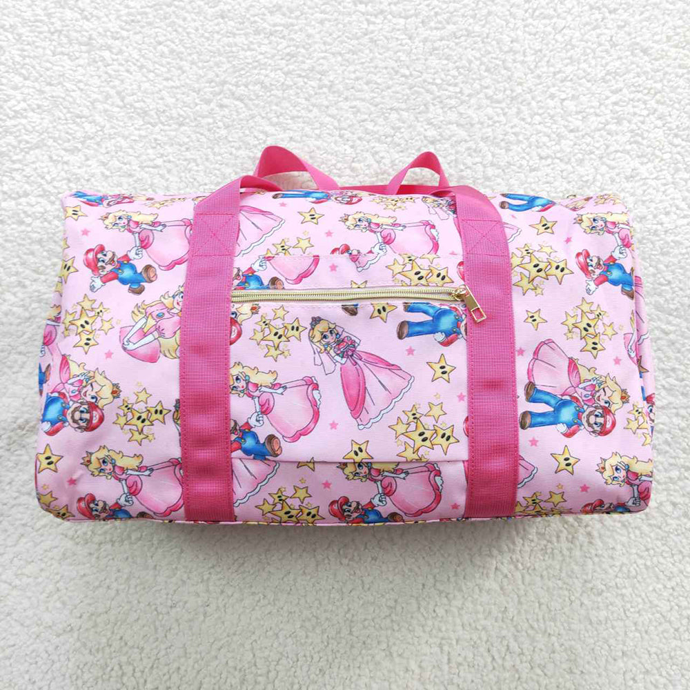 Adult Pink Game Princess Cartoon Gym Bags