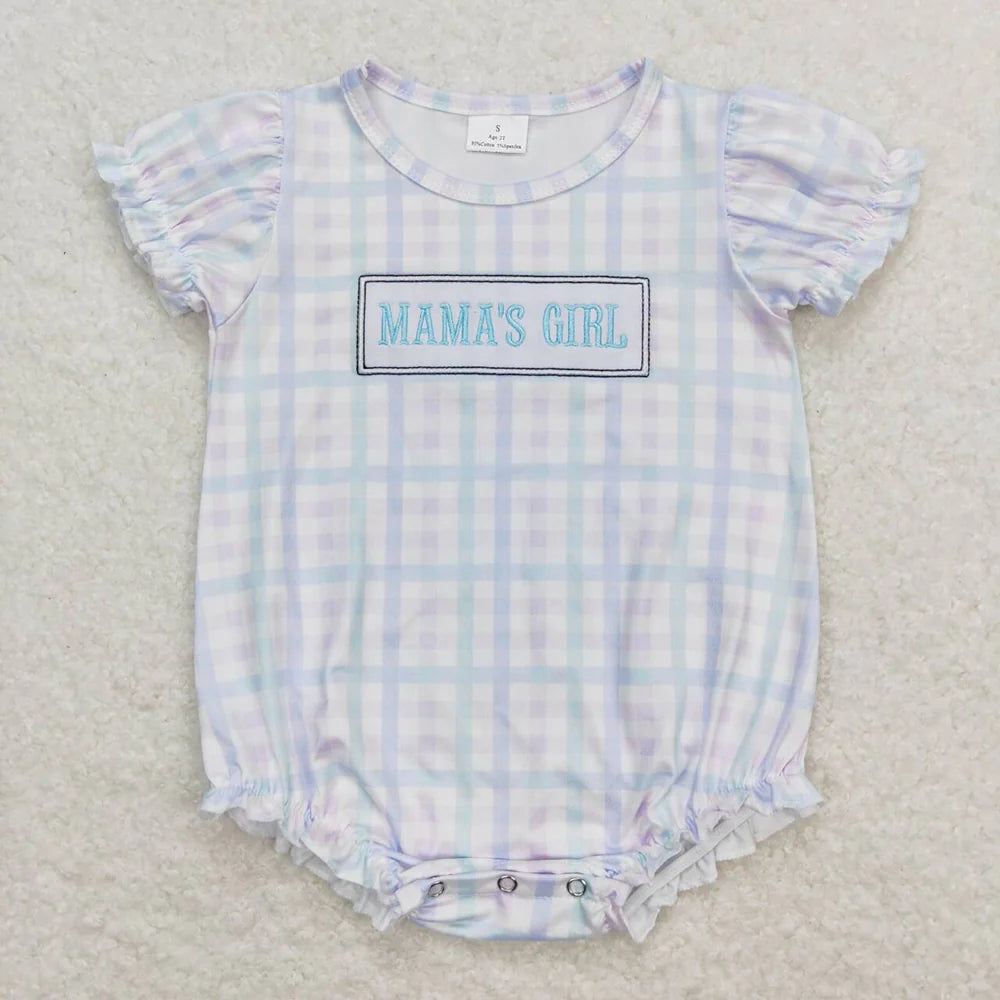 Baby Boys Girls Embroidery Mama's Boy Girl Sibling Brother Mother's Day Clothes Set