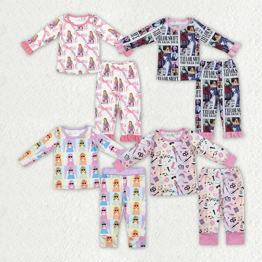 Sibling Baby Girls Singer Long Sleeve Pajama Set